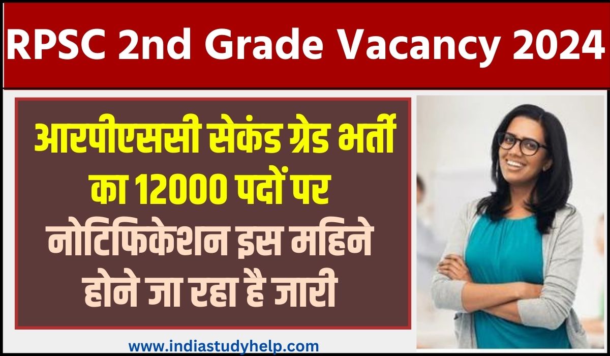 RPSC 2nd Grade Vacancy 2024