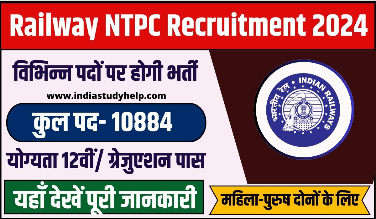 Railway NTPC Recruitment 2024