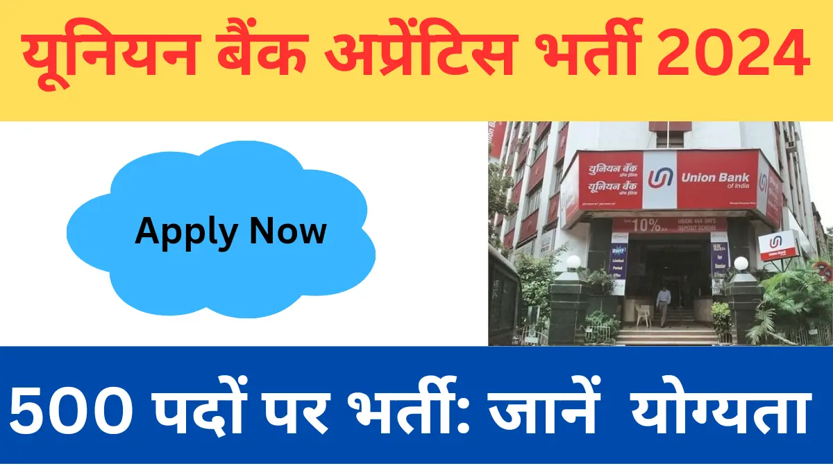 Union Bank Of India Apprentice Recruitment 2024