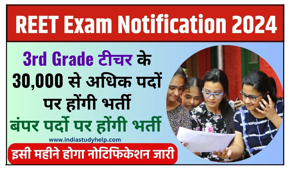 REET Exam 2024 Notification